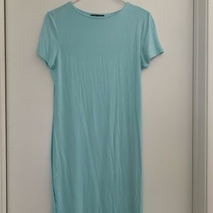 Light Blue Midi Dress
